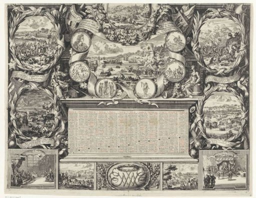 Triumphs of King William III in Ireland (lower half), 1690