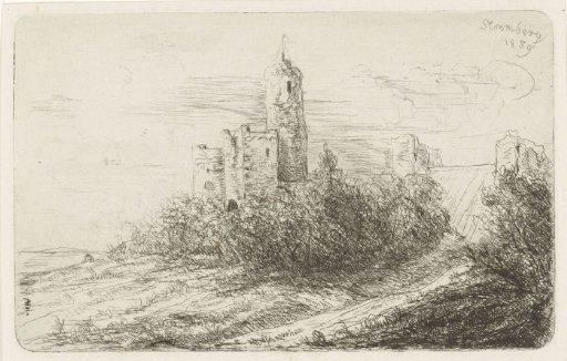 Ruin of the castle at Stromberg
