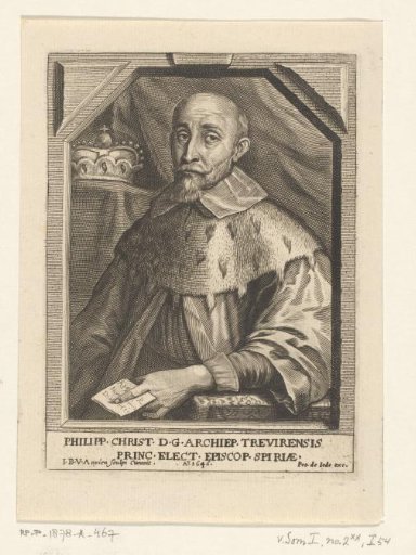 Portrait of Philip Christoph von Sötern