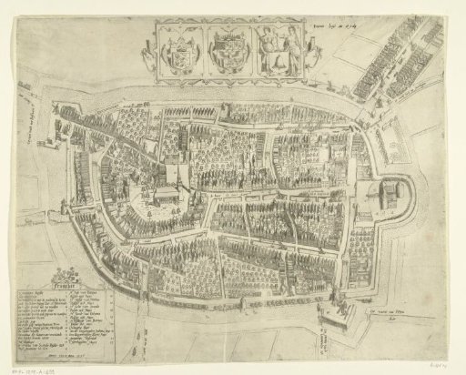 Plan of Franeker, 1598