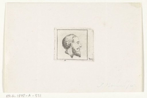 Portrait of a man with beard and moustache