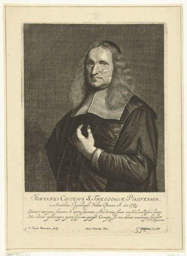 Portrait of Professor of Theology Johannes Cocceius