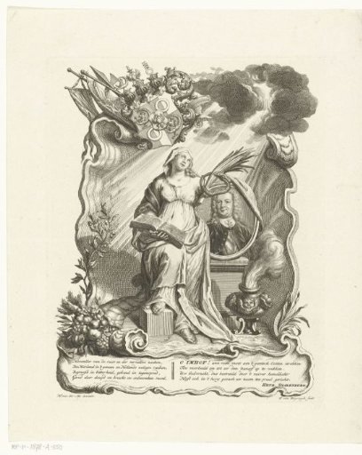 Allegory on Gustaaf Willem Baron van Imhoff, governor of the Dutch East Indies
