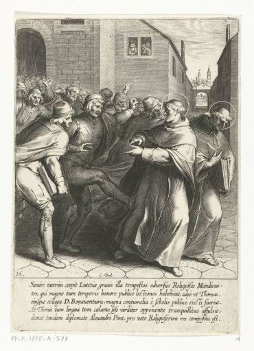 Thomas and Saint Bonaventure are expelled from the university