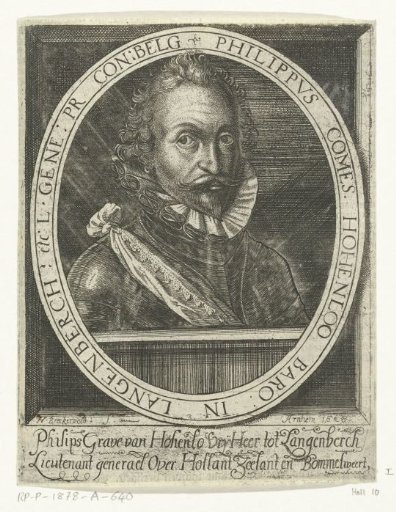 Portrait of Philip, Count of Hohenlohe zu Langenburg