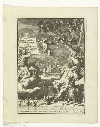 Arcadian Landscape with Shepherd by a Stream