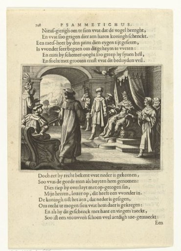 Psammetichus Receives a Woman's Shoe from an Eagle