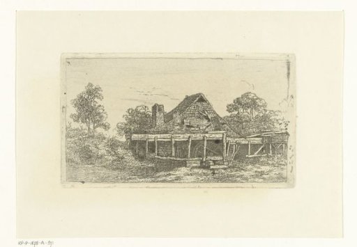 Landscape with a watermill
