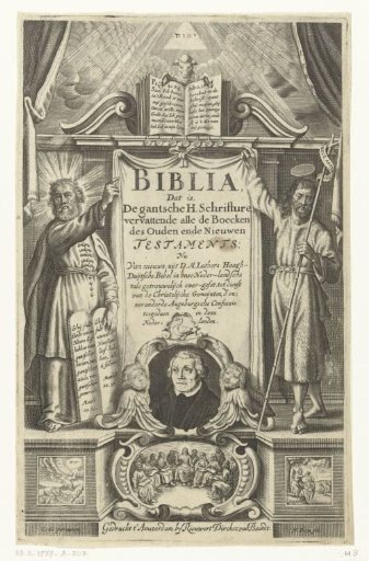 Moses, Christ and Portrait of Maarten Luther