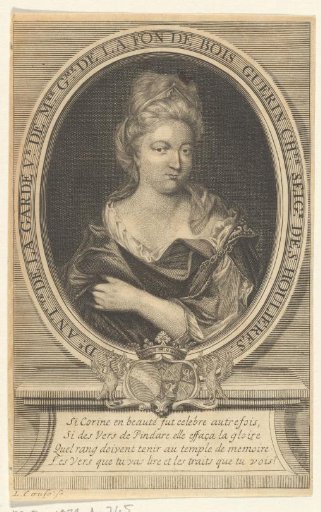 Portrait of Antoinette Du Ligier de la Garde Deshoulières