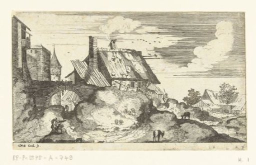 Landscape with a City Gate