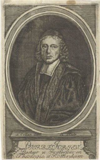Portrait of Pierre Jurieu, preacher of the Walloon Church in Rotterdam