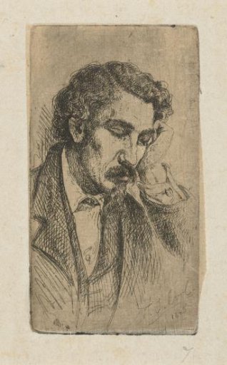 Portrait of the painter Taco Scheltema