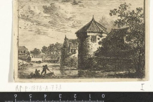 View of the City Ramparts of Utrecht from the City Outer Moat