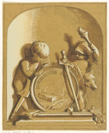 Allegory with two putti