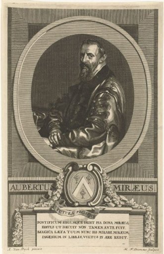 Portrait of Aubertus Miraenus