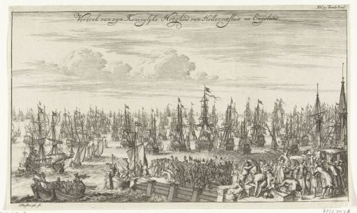 Departure of William III from Hellevoetsluis to England, 1688