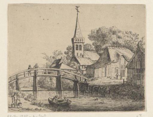 Landscape with Wooden Bridge