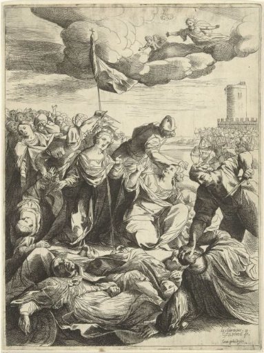 Saint Ursula besieged by the Huns