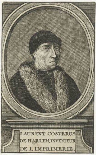 Portrait of Laurens Jansz. Coster