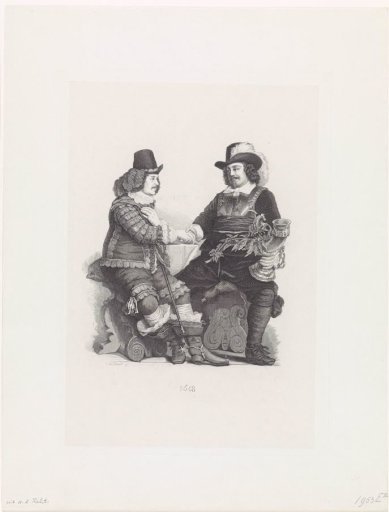 Captain Cornelis Jansz Witsen and Lieutenant Johan Oetgens van Waveren