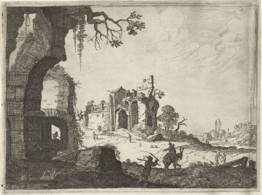Two Ruins in a Landscape