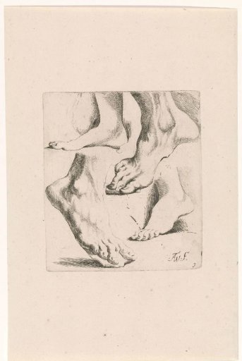 Four studies of feet