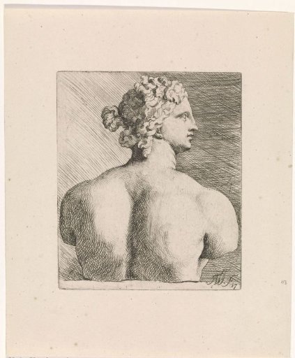 Bust of Venus de' Medici, seen from the back