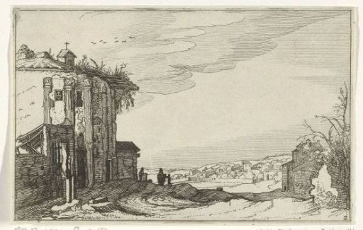Ruin with Corinthian Columns