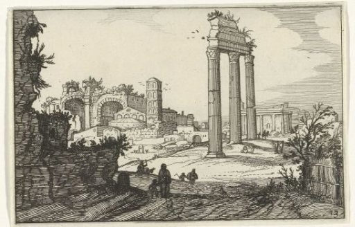 Temple of Castor and Pollux and the Basilica of Constantine