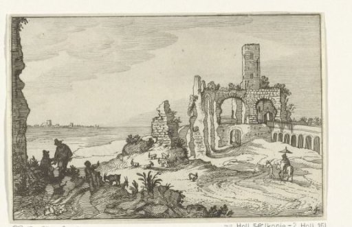 Ruin with Arches and a Tower by the Water