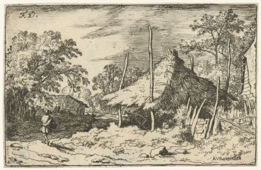Traveler by a Haystack