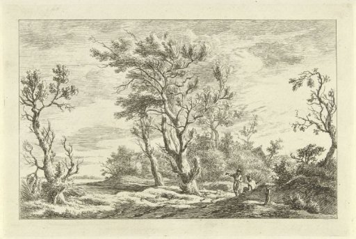 Travelers in a landscape