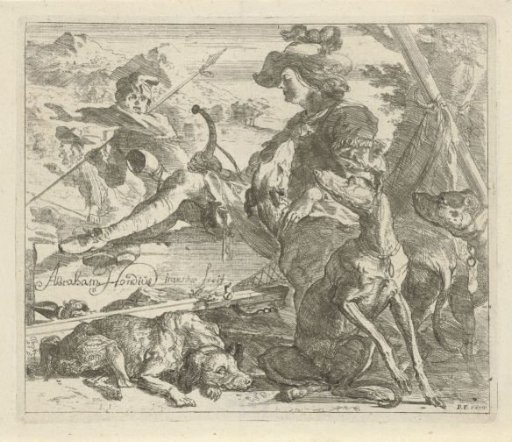 Hunter with Dogs