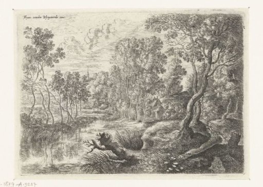 Landscape with a brook