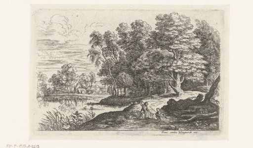Landscape with two shepherd boys