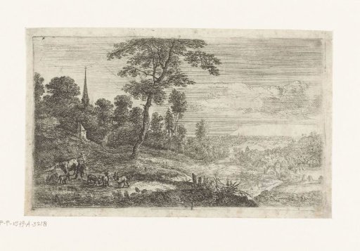 Landscape with a herdsman