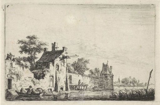 City wall by the water