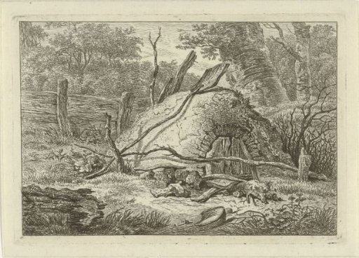 Stove with shovel