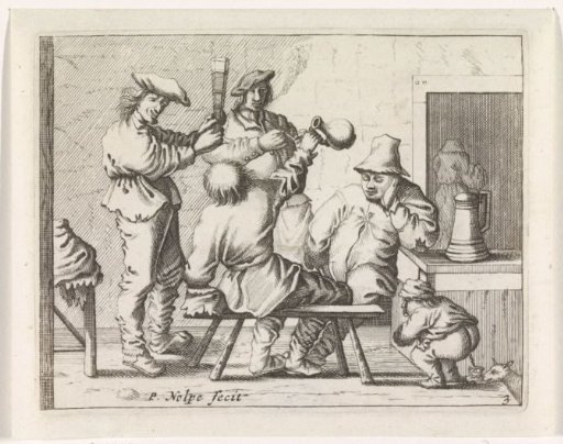 Peasants in an interior