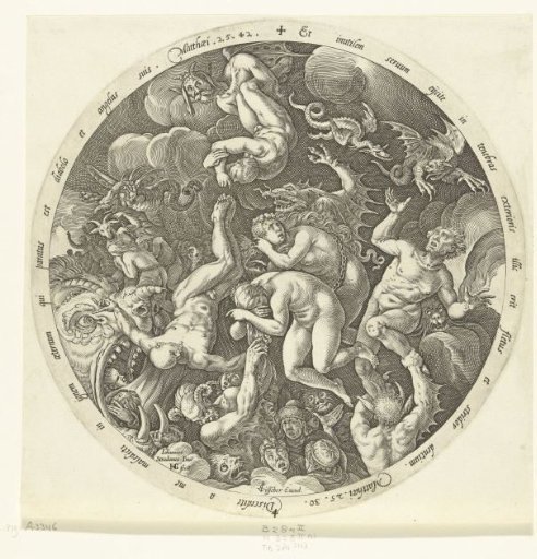 The damned enter hell