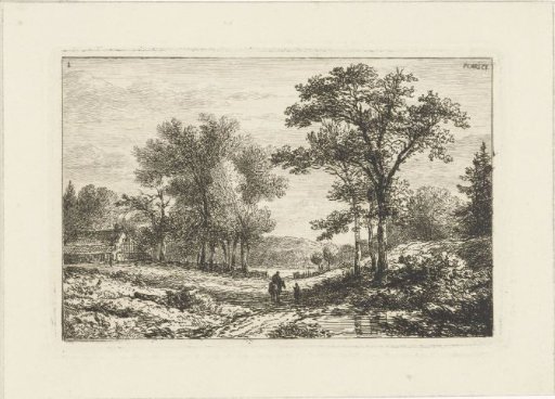Landscape with a rider