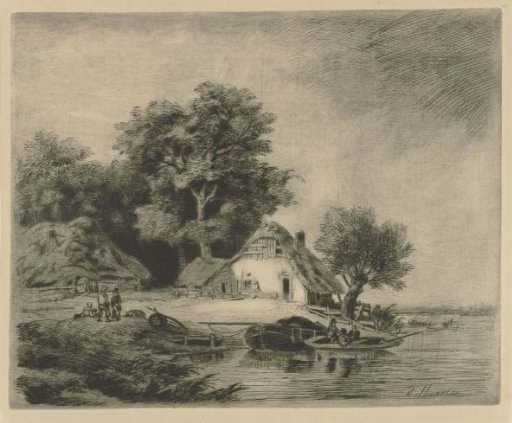 Farmhouse by the water