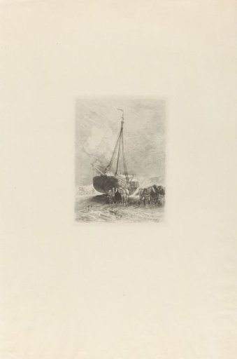 Ship on dry land
