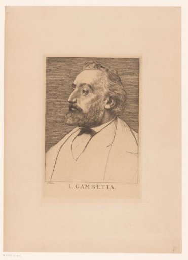 Portrait of Léon Gambetta