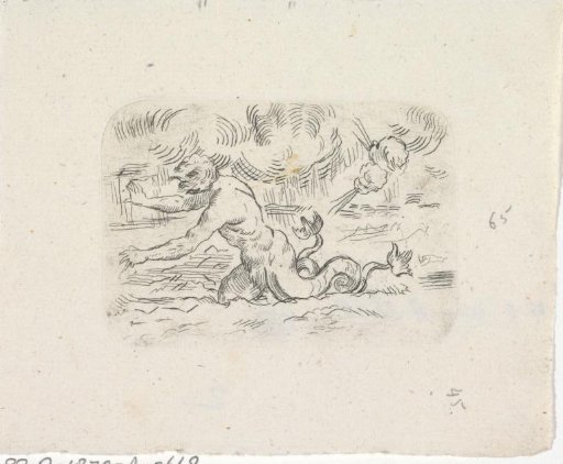 Triton Fleeing from the Wind