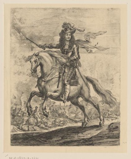 Equestrian portrait of Louis XIV of France