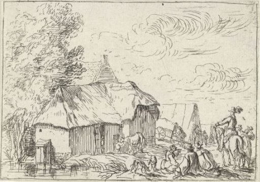 Camp near a village
