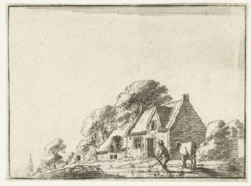 Landscape with a farm