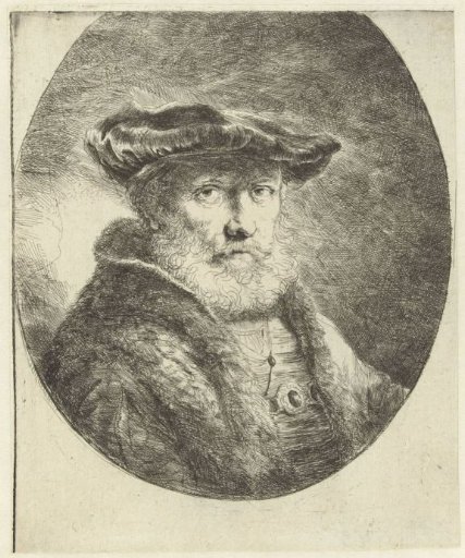 Bust of an Old Man with Velvet Cap